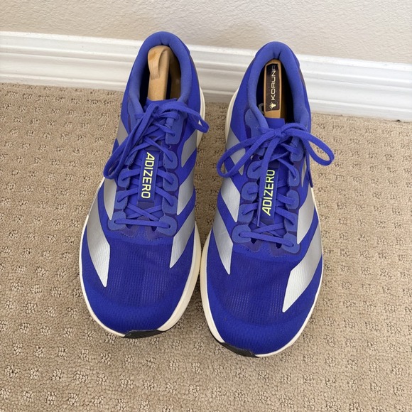 adidas Adizero Evo SL in Lucid Blue Silver Metallic Men US 13 Lightstrike Pro main image 8